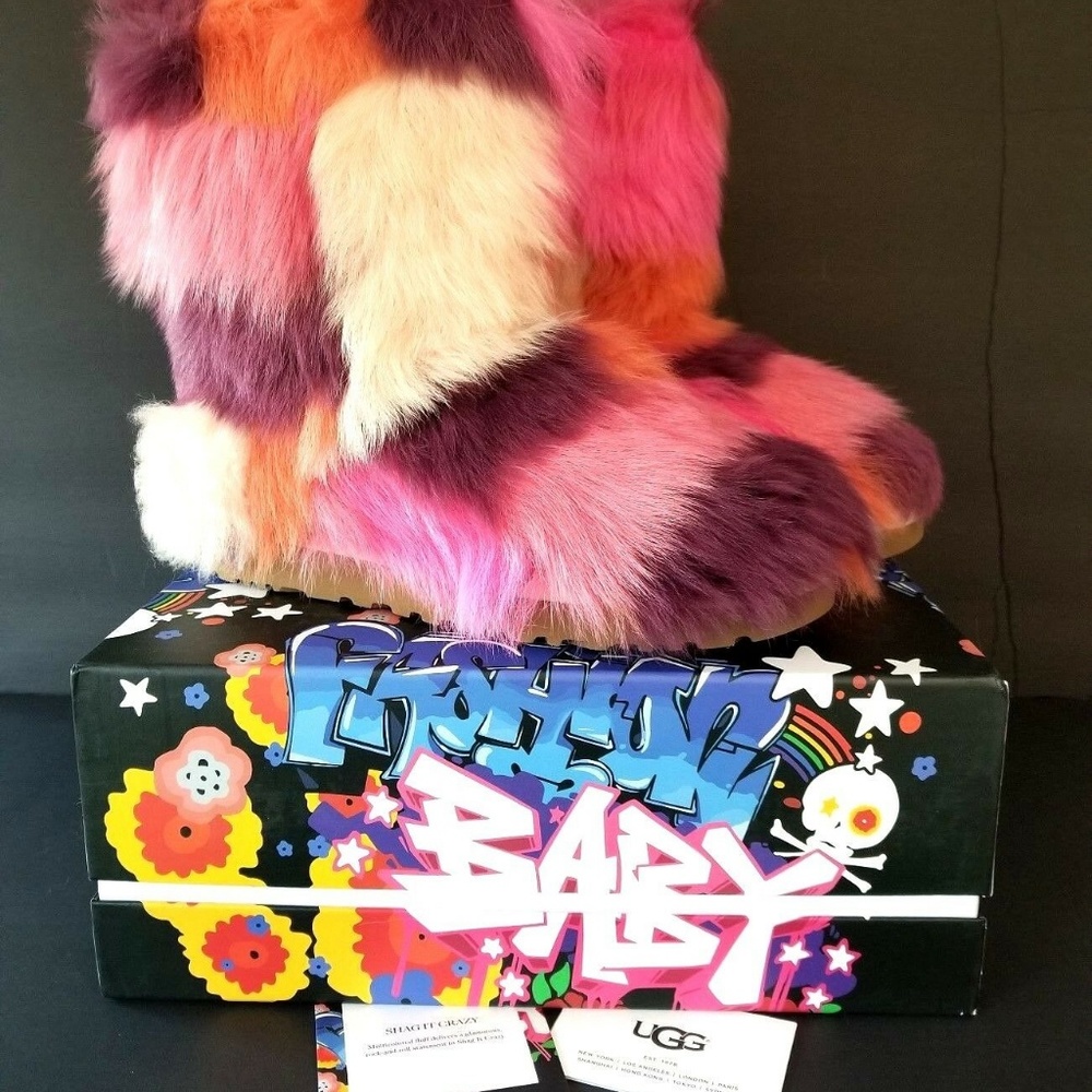 Shag It Crazy Sun Kiss Ugg Boots In Size 5~New!